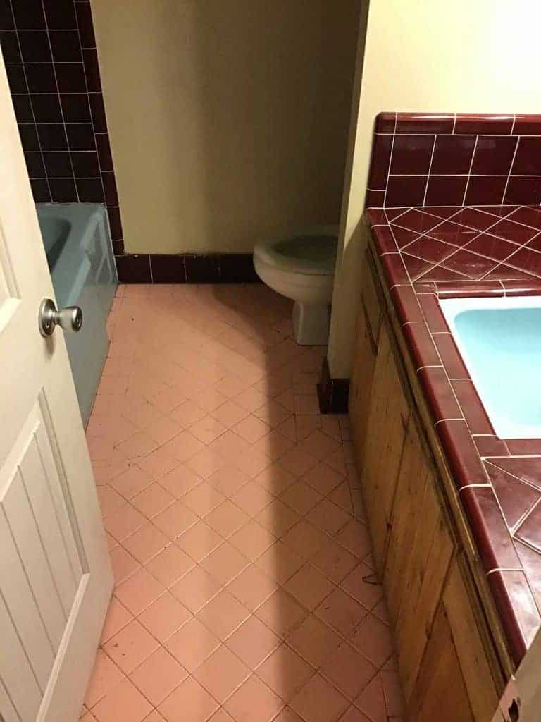 Bathroom Flooring Before