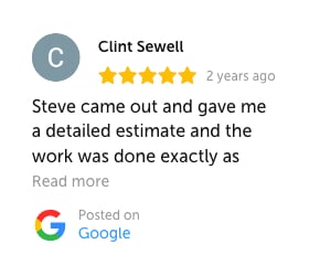 Clint Sewell Testimonial to Reeves Remodeling