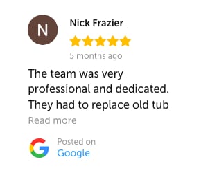 Nick Frazier Testimonial to Reeves Remodeling