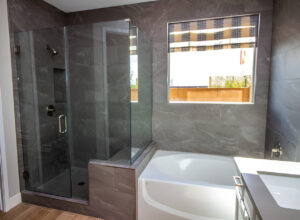 Glass shower enclosure - Reeves Remodel