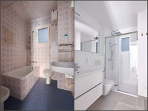Tub to shower - Reeves Remodel